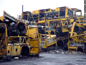 Where old buses go to die.